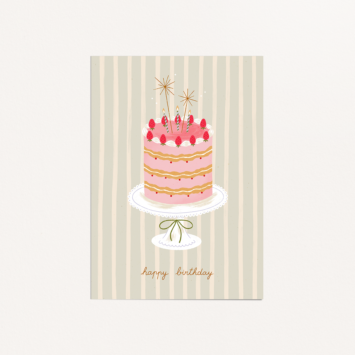 Illustration gâteau d'anniversaire