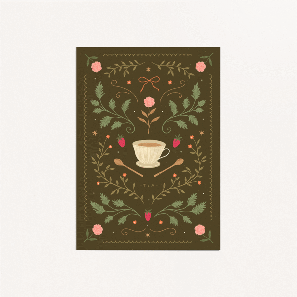 Illustration l'heure du thé